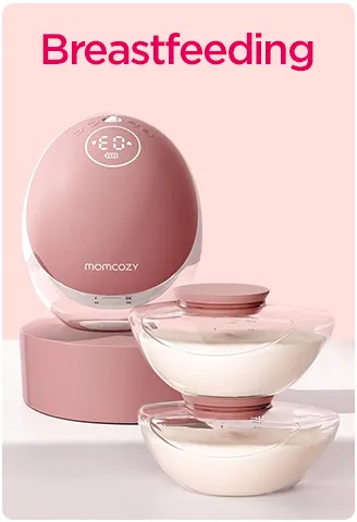 Double electric breast pump with storage bottles.